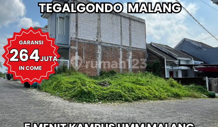 Ready-to-Build House in Tegalgondo Malang, 5 Minutes to UMM Malang Campus