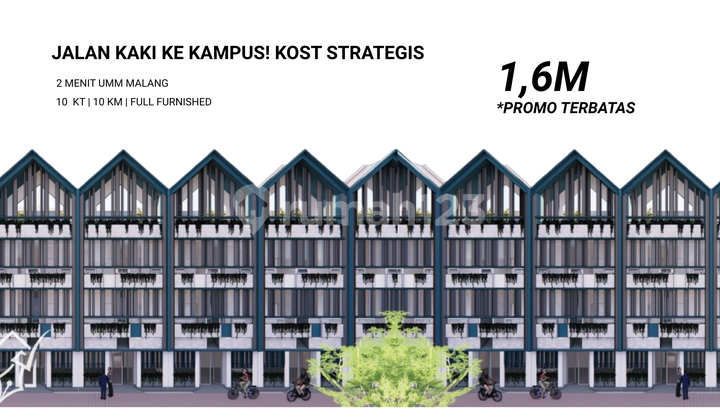 Boarding House for Sale, Strategic Location 2 Minutes from UMM Malang Campus