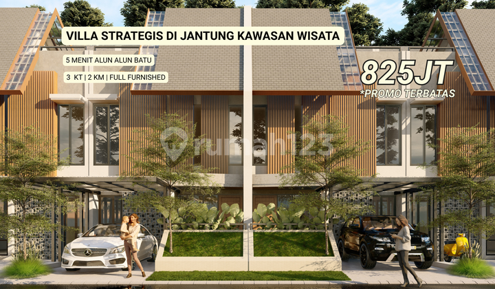 Villa Strategis di Jantung Kawasan Wisata Kota Batu