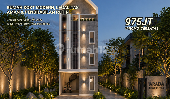 Rumah Kost 10 Kamar Full Furnished Dekat Kampus Ub Malang Rumah Kost 10 Kamar Full Furnished Dekat Kampus Ub Malang