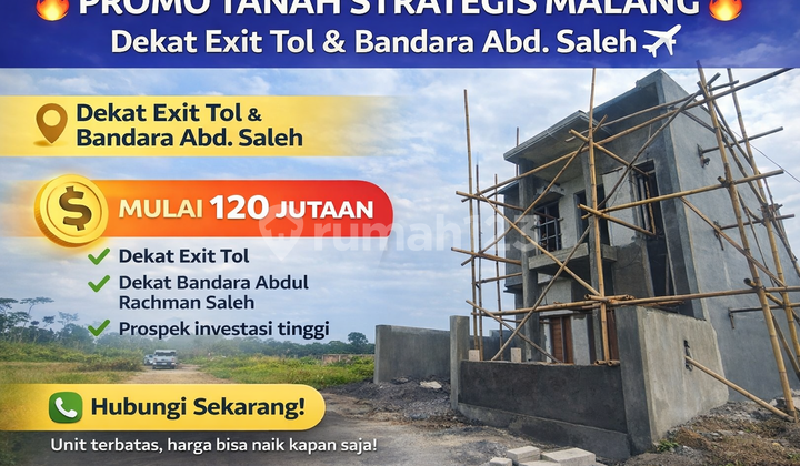 Promo Tanah Kavling Dekat Pintu Tol dan Bandara Abd Saleh Malang Promo Tanah Kavling Dekat Pintu Tol dan Bandara Abd Saleh Malang