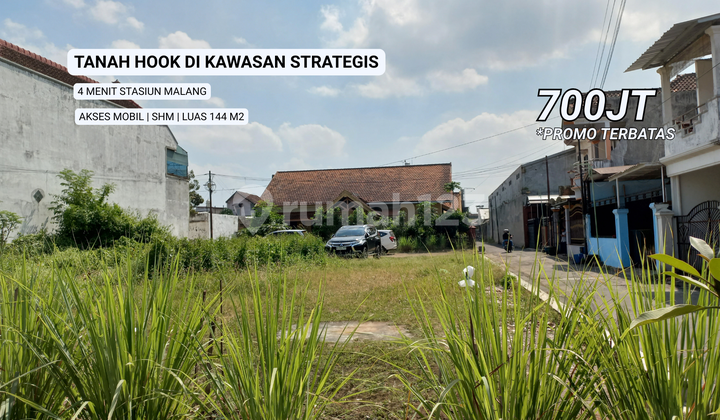 Tanah Strategis Pusat Kota 4 Menit Stasiun Kota Malang