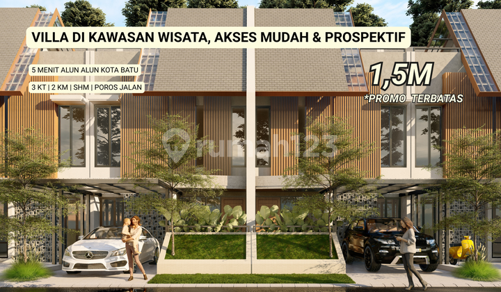 Villa Mewah Siap Bangun Wilayah Wisata Kota Batu