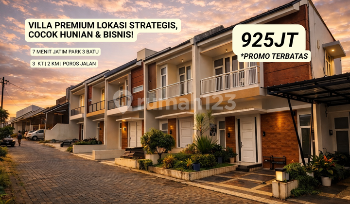 Villa Lokasi Strategis Wisata Cuma 7 Menit Jatim Park 3 Kota Batu