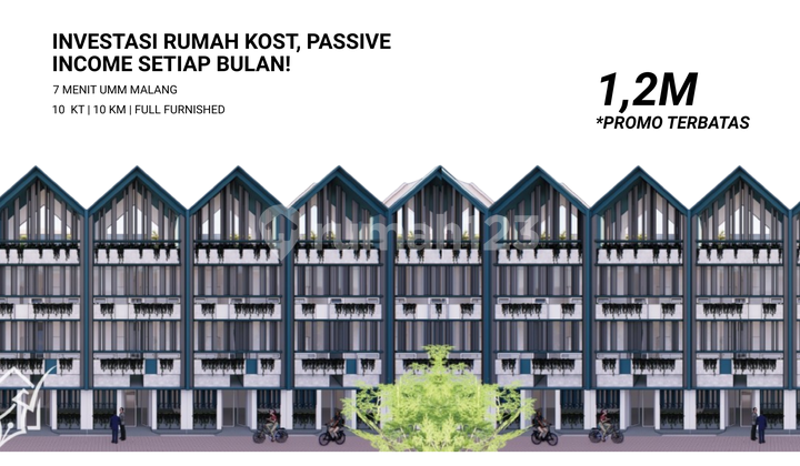 Rumah Kost Siap Bangun Area Dau 7 Menit Dari Kampus Umm Malang