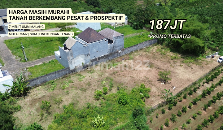Strategic Land in Developing Area, 7 Minutes to Umm Malang Campus