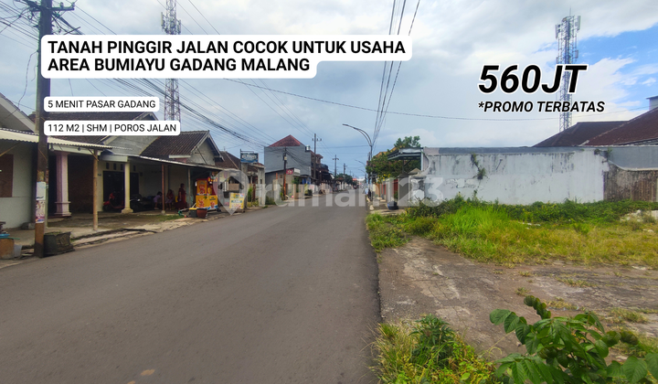 Tanah Pinggir Jalan Cocok untuk Pengusaha Area Bumiayu Gadang Tanah Pinggir Jalan Cocok untuk Pengusaha Area Bumiayu Gadang