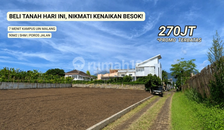 Tanah Strategis Merjosari 3 Jutaan Dekat Kampus Uin Malang Tanah Strategis Merjosari 3 Jutaan Dekat Kampus Uin Malang