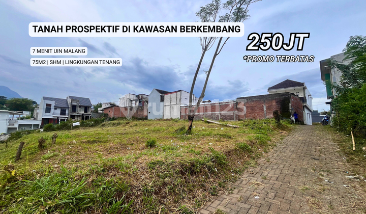 Jual Cepat Tanah Murah di Lokasi Berkembang Merjosari Kota Malang