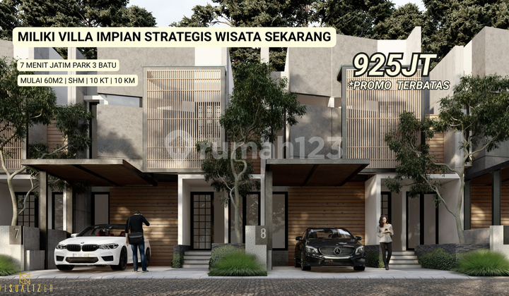 Jual Cepat Villa Strategis Wisata 7 Menit Jatim Park3 Kota Batu