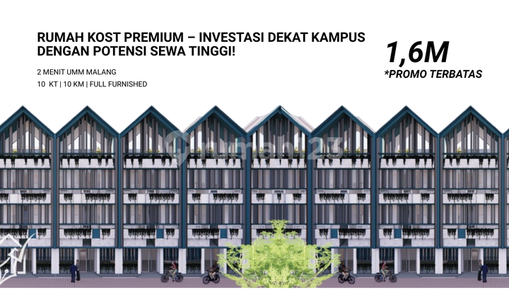 Jual Cepat Rumah Kost Anak Kuliahan 2 Menit Kampus Umm Malang 1