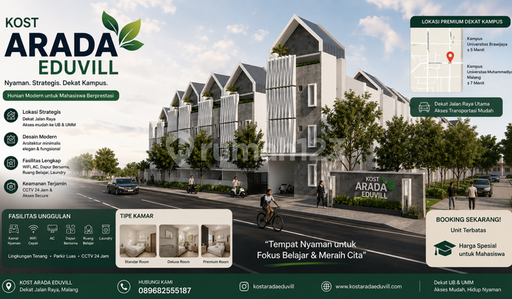 Rumah Kost Fu0 Kamar Full Furnished Lokasi Dekat Umm Malang Rumah Kost Fu0 Kamar Full Furnished Lokasi Dekat Umm Malang