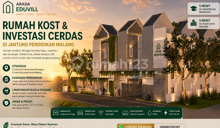 Rumah Kost 10 Kamar Full Furnished 975 Juta Dekat Ub Malang Rumah Kost 10 Kamar Full Furnished 975 Juta Dekat Ub Malang