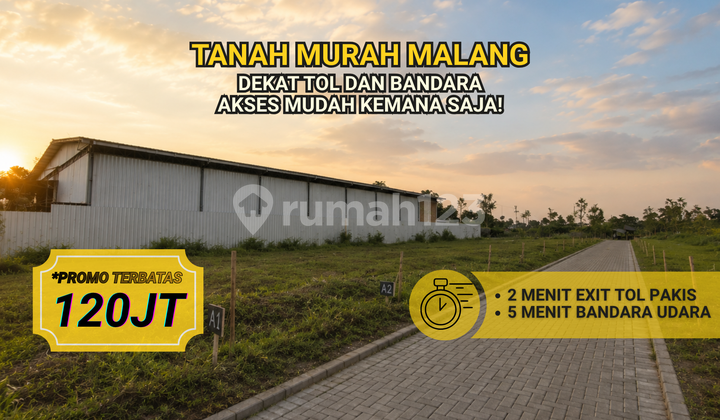 Tanah Murah Area Dekat Pintu Toll dan Bandara Abd Saleh Malang Tanah Murah Area Dekat Pintu Toll dan Bandara Abd Saleh Malang