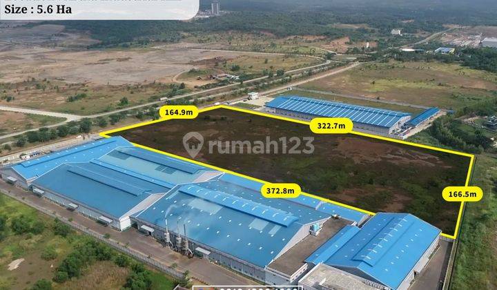 Kavling Industri 5.6ha di Kawasan Industri Artha Hill Karawang Barat Dekat Ke Deltamas, Jababeka, Delta Silicon, Mm2100, Cikarang 1