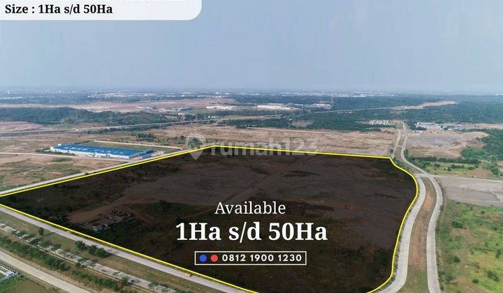 Kavling Industri 45ha di Kawasan Industri Artha Hill Karawang Barat Dekat Ke Deltamas, Jababeka, Delta Silicon, Mm2100, Cikarang 1