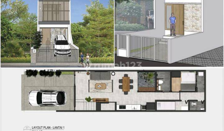 Dijual Cepat Rumah Brand New 2 Lantai Di Kelapa Gading  2