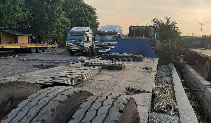 Lahan Permeter Muatan Kontainer Startegis di Jalan Raya Marunda  2