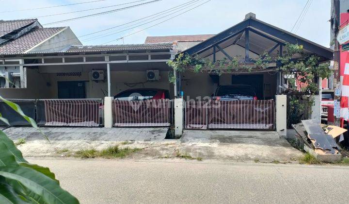 Rumah 1 Lantai Hoek Minimalis Startegis di Perum Permata Hijau 1