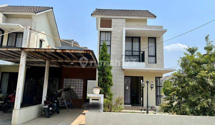 Rumah Hoek 2 Lt Minimalis Modern Startegis Di Cluster Green Ara  1