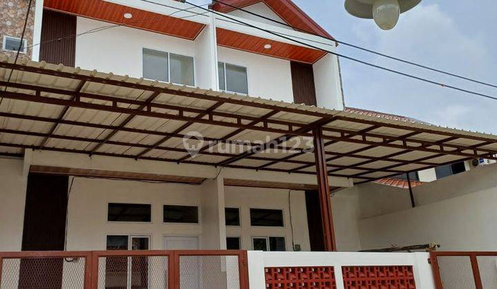 Rumah 2 Unit Bangunan Baru Siap Huni,startegis di Harapan Indah 2