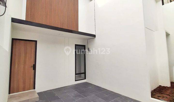 Rumah Konsep Tropical Modern Bangunan Baru 1 Lt di Harapan Indah  2