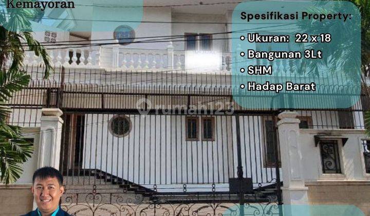 Rumah Bagus 3lt SHM Kemayoran Lantai Marmer Siap Huni Rm114 1