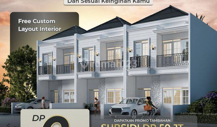 Rumah 2 Lantai Baru Furnished SHM Terlaris Dan Strategis Dp.0 1