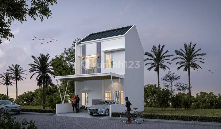 Rumah Milenial 2 Lantai 600jt an di Saptorenggo Malang 1