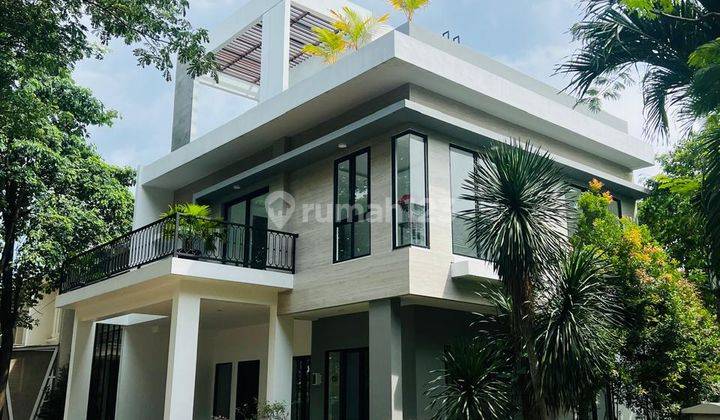 Dijual Rumah Hoek Bangunan Mandiri Vanya Park Bsd Lingkungan Asri 1