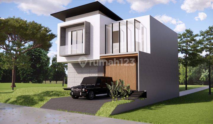 Rumah The Icon Cosmo On Progress Rumah Mewah Design Modern 1