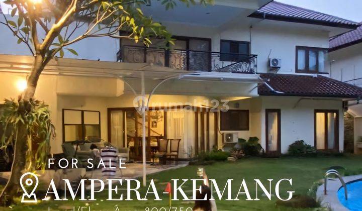 Rumah di Komplek Ampera Kemang Tanah Dan Bangunan Luas 1