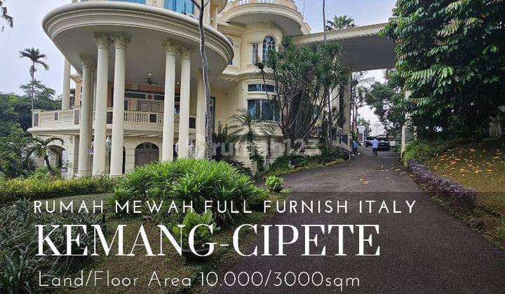 Rumah Mewah Cipete Furnished Barang2 Italy Lantai Marmer 2