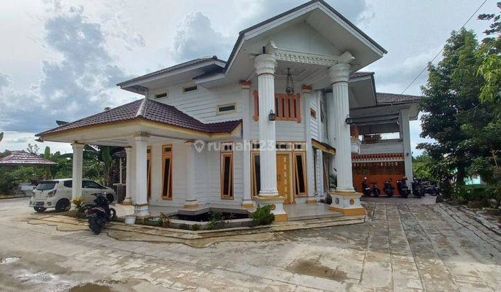 Rumah Dan Usaha Kolam Renang Dijual di Jl. Rawa Indah Pekanbaru 1