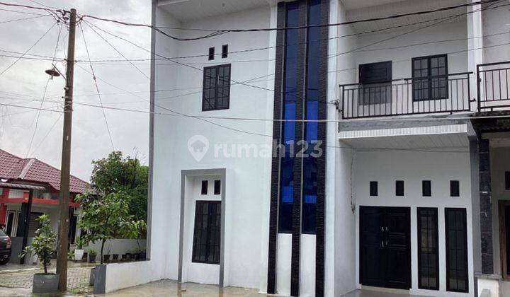 Rumah 2 Lantai Full Granit Siap Huni Dijual di Jl Parit Indah Pekanbaru 1