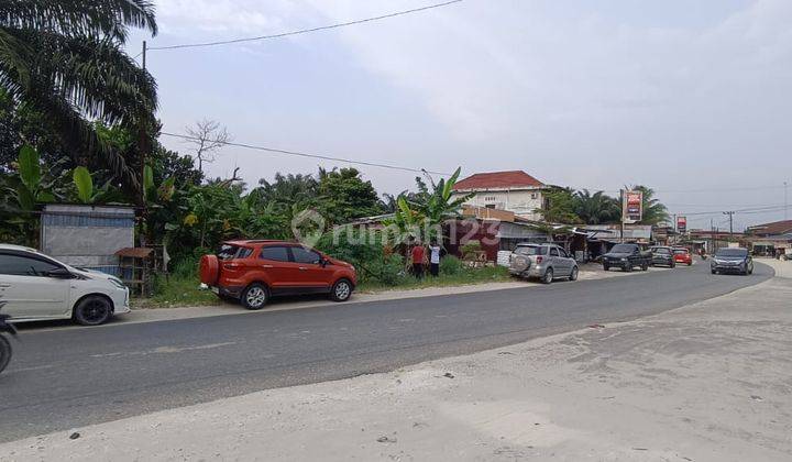 Tanah Kosong Disamping Jalan Dijual di Jl. Lintas Timur Pekanbaru 2