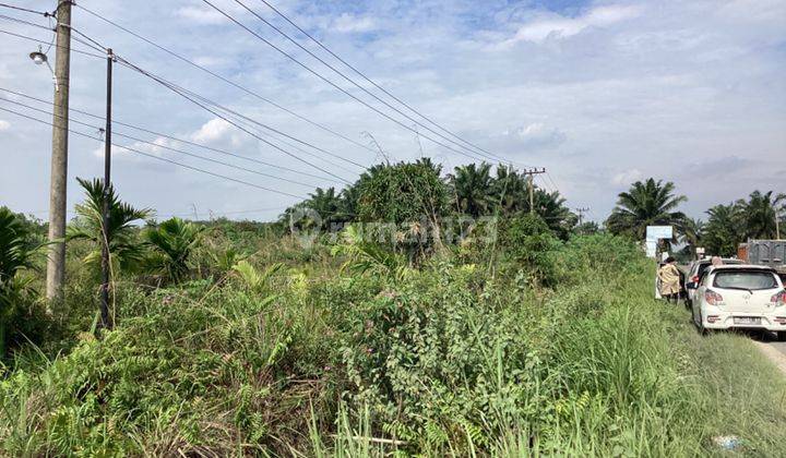 Tanah Lahan Kosong Disamping Jalan Dijual di Jl. Garuda Sakti KM9  2