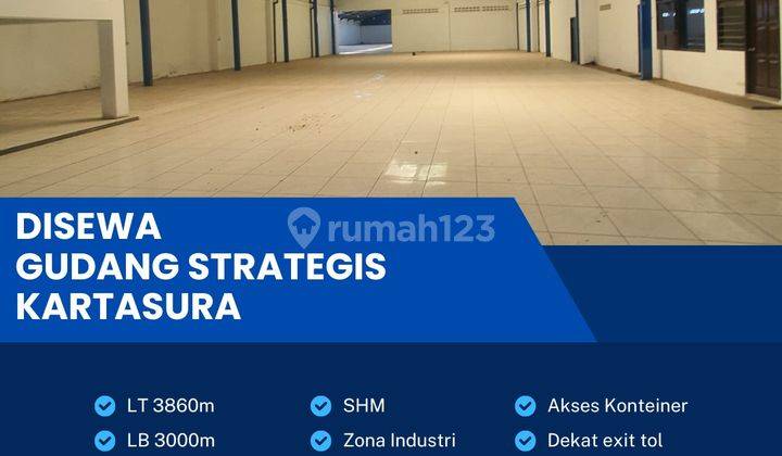 Disewakan Gudang Industri Pergudangan 3860m2 Berlimbah Sukoharjo  1