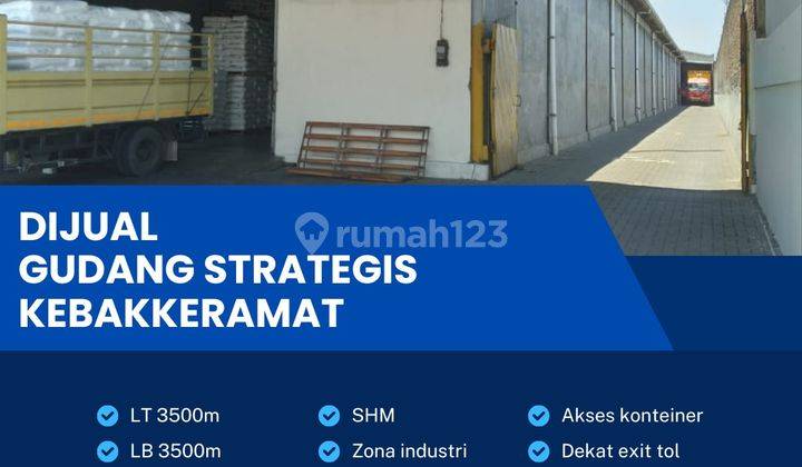 Dijual Gudang Industri 3500m2,Lokasi Kebakkramat,karanganyar 1