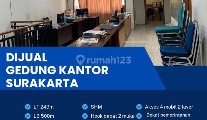  Dijual Segera Gedung Kantor Lokasi Di Sriwedari Solo 249m2 1