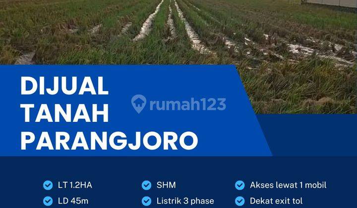 Dijual Bu Lahan Zona Industri 1,2 Ha Lokasi Parangjoro,sukoharjo  1