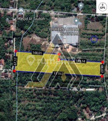 Dijual Tanah Industri Pergudangan 1,7 Ha di Tawangsari,sukoharjo  2