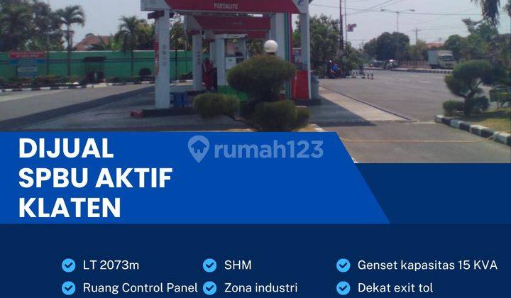 Dijual Spbu Aktif 2.073m2 Lokasi di Klaten Bu  1