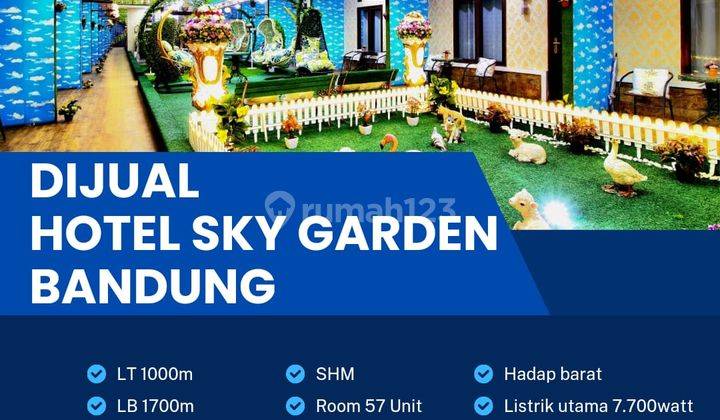 Dijual Hotel Sky Garden 1000m2 Lokasi di Bandung Bu  1