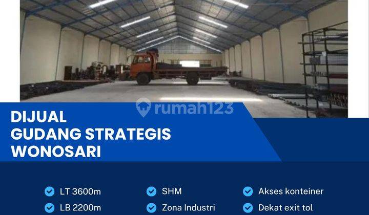 Dijual Gudang Industri Pergudangan Luas 3600m2 Berlimbah Klaten 1