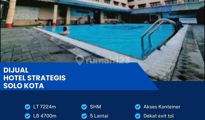 Dijual Cepat Hotel Bintang Lokasi Strategis Luas 7224 Solo Kota 1