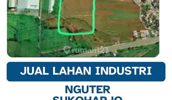 Dijual Lahan Zona Industri,nguter, Sukoharjo,luas 20 Ha,bu  1