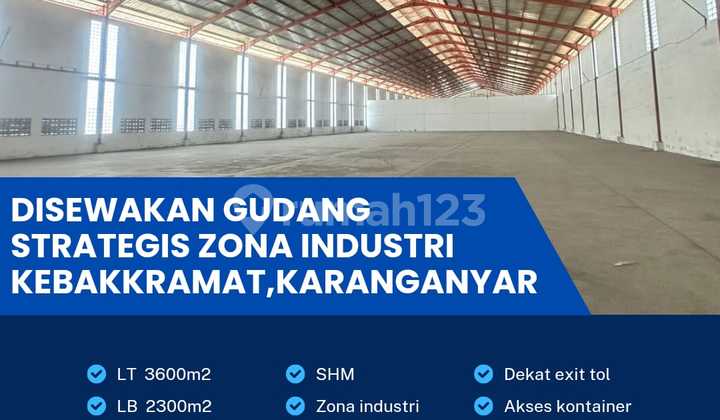 Super Strategic Industrial Warehouse Kebakkramat, Karanganyar 3600m2