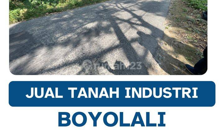 Dijual Lahan Strategis Zona Industri,lokasi Kebonbimo Boyolali,2 Ha,bu 1