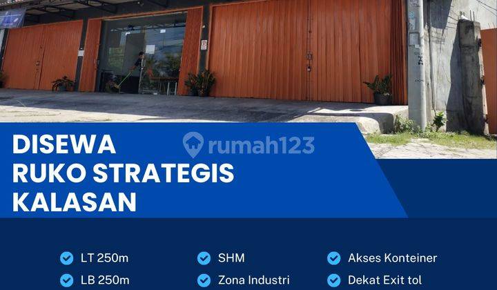 Disewakan Ruko Strategis Luas 250m2 Sleman,yogyakarta  1